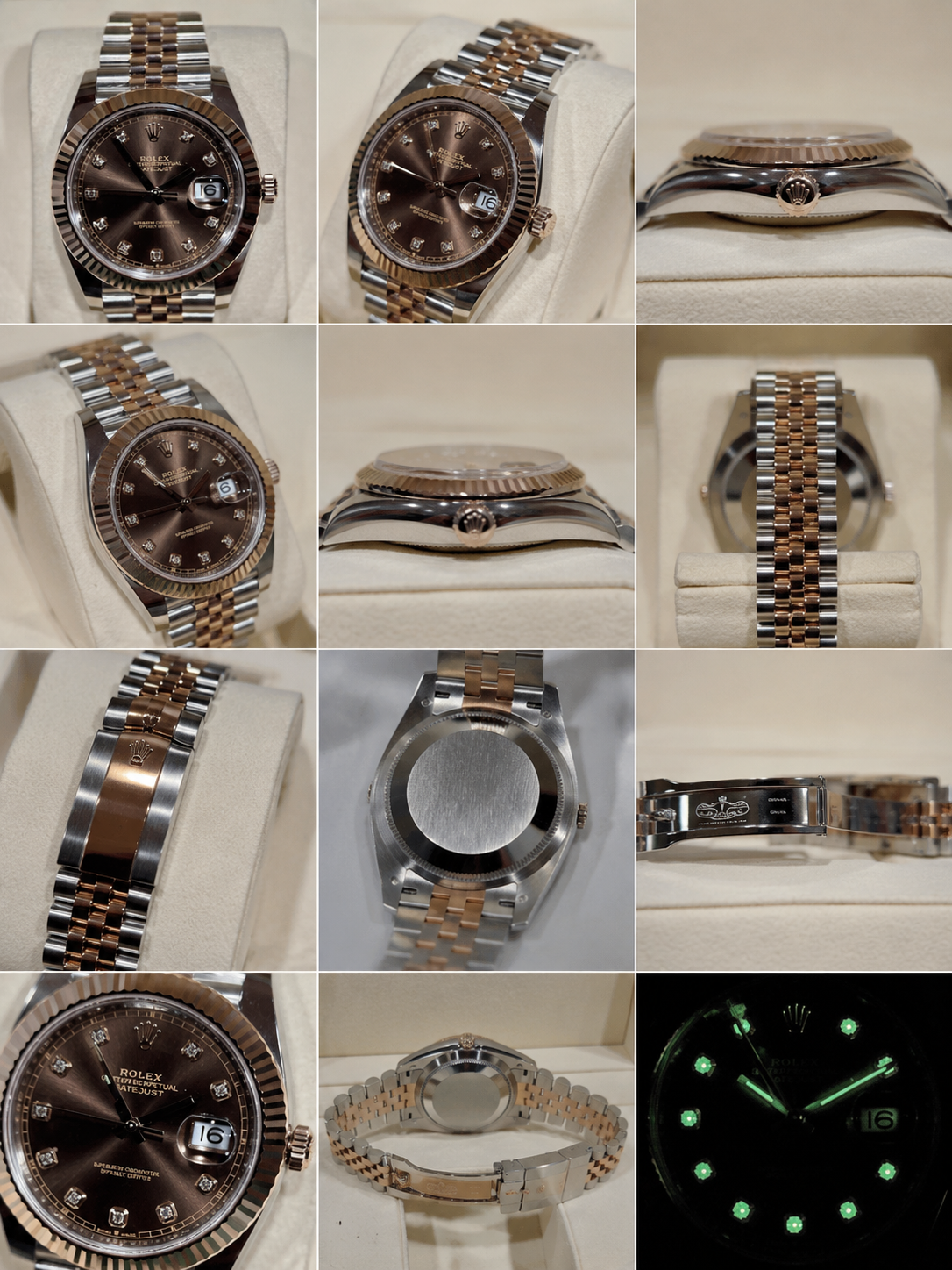 This exquisite timepiece comes new from AD. Timepiece was only sized at AD before being re boxed. Chocolate diamond dial remains one of the most sought after Datejust on the market.